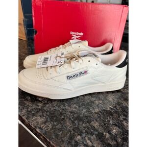Reebok Club C 85 Vintage Chalk Black Glen Green Unisex Sneakers M 11.5 W 13